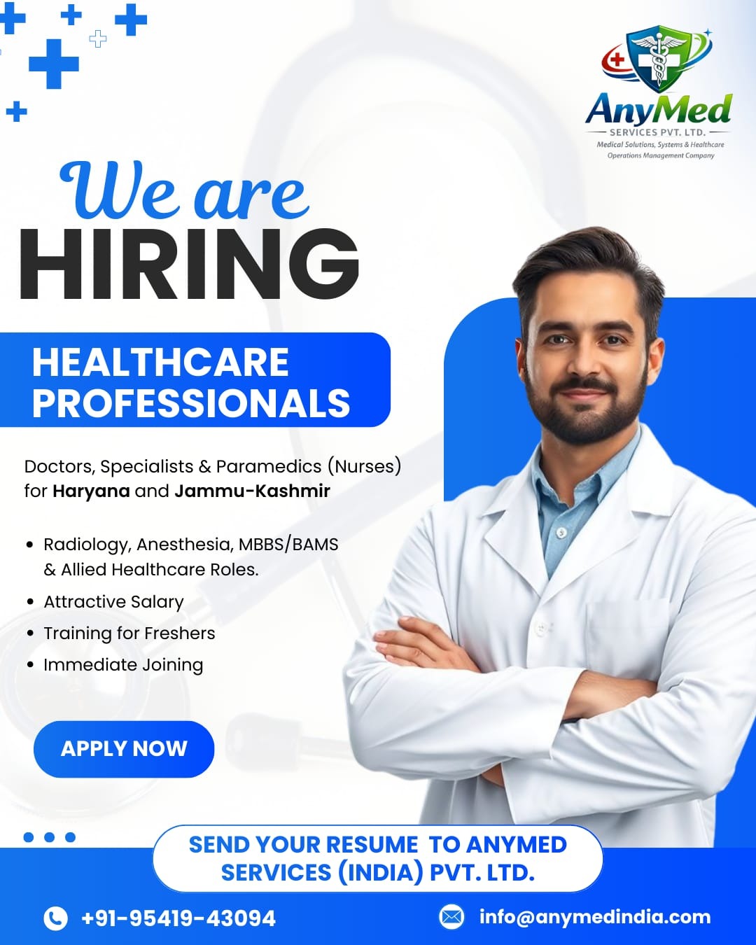 AnyMed hiring poster